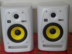 Twee KRK Rokit 5 RP 5  speakers 4 6 7 8 white wit rp5 set, Overige merken, Ophalen of Verzenden, Zo goed als nieuw, 120 watt of meer