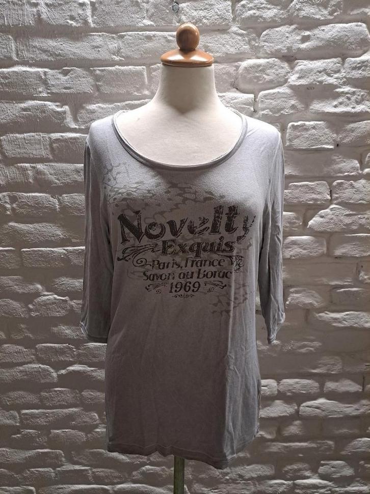 Superstar T-shirt Maat 40, Kleding | Dames, T-shirts, Zo goed als nieuw, Maat 38/40 (M), Grijs, Lange mouw, Verzenden