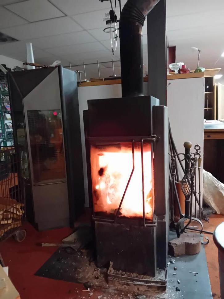 Harrie Leenders Phoenix Houtkachel, Huis en Inrichting, Haarden, Gebruikt, Houthaard, Ophalen