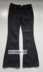 Flared spijkerbroek Vero Moda, W30 - W32 (confectie 38/40), Ophalen of Verzenden, Zo goed als nieuw, Zwart