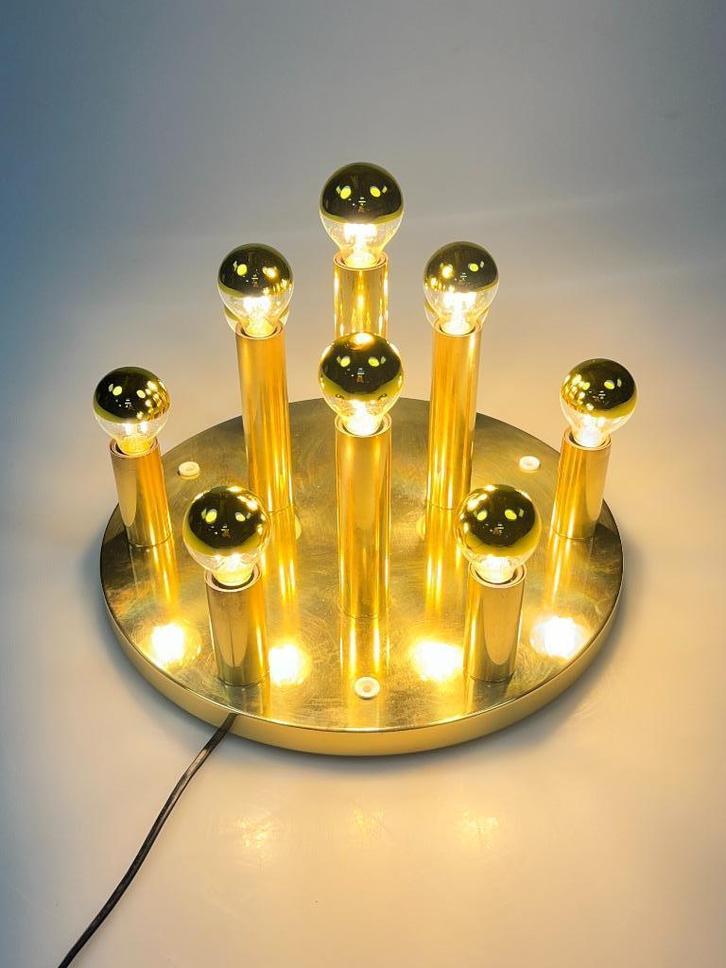 Vintage Plafondlamp / Wandlamp, Sölken Leuchten, Duits, 70's, Huis en Inrichting, Lampen | Plafondlampen, Gebruikt, Metaal, Ophalen of Verzenden