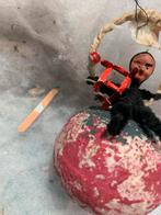 Antieke Kerstbal met schoorsteenveger, Diversen, Kerst, Gebruikt, T, Ophalen of Verzenden, N