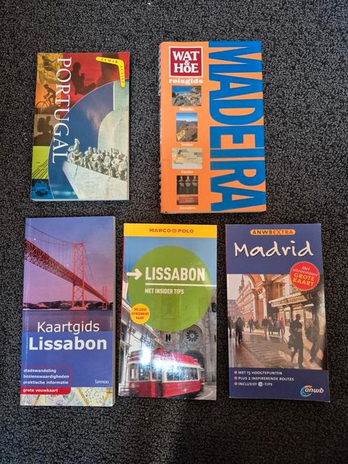 Reisgidsen Portugal Madrid Madeira Lissabon ANWB Marco Polo, Boeken, Reisgidsen, Zo goed als nieuw, Reisgids of -boek, Europa