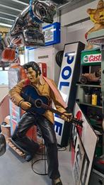 Geweldig Elvis Presley life-size beeld met gitaar op kruk., Ophalen, Eu, Gebruikt, Beeldje, Replica of Model
