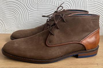 Jac Hensen. Stijlvolle leren herenschoenen. Mt 43.  beschikbaar voor biedingen