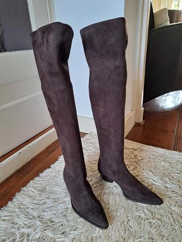 Bruine Kniehoge Laarzen - Maat 36 beschikbaar voor biedingen