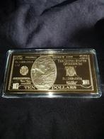 Dagobert Duck Gouden 10 Dollar Biljet Baar Walt Disney Verg, Ophalen of Verzenden, Donald Duck, Zo goed als nieuw