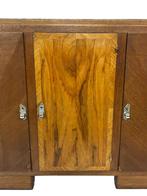 Art Deco dressoir kast jaren 30 met marmeren blad design, Ophalen, Art Deco, Art Deco, Eikenhout