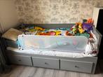 Hemnes bedbank, Ophalen, 85 tot 100 cm, Zo goed als nieuw, Matras