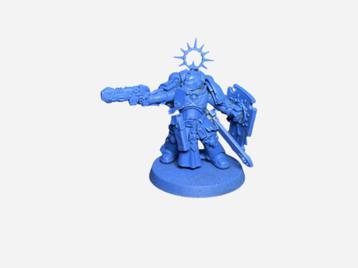 Warhammer 40K Space Marine Lieutenant with Storm Shield beschikbaar voor biedingen