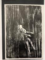 Horst, Theo van der - Houtsnede 'Een leefbaar 1981' - 55/100, Ophalen of Verzenden