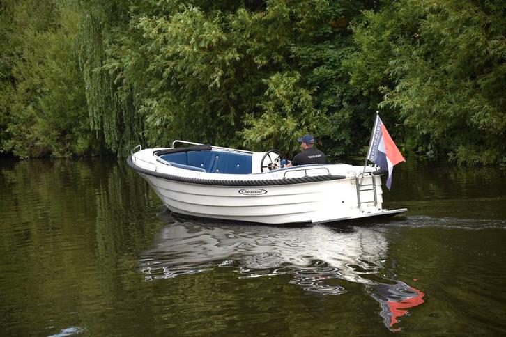 Crescent Allure 21 met YAMAHA 20pk 2018 nette staat, Watersport en Boten, Sloepen, Gebruikt, 10 tot 30 pk, 6 meter of meer, Buitenboordmotor
