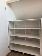 Ikea BEKANT Kast/Stellingkast - Wit - 121x134cm, Ophalen, Met plank(en), 100 tot 150 cm, Zo goed als nieuw
