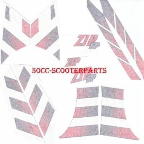 Stickerset Transferset Piaggio Zip Sp Zwart 65263600A2, Motoren, Tuning en Styling, Ophalen of Verzenden