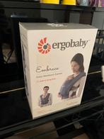 Ergobaby Embrace Draagzak - Soft Navy - Zo goed als nieuw, Kinderen en Baby's, Babydragers en Draagdoeken, Zo goed als nieuw, Buik