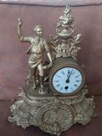 Zeer mooie goude Franse pendule. Klok, Antiek en Kunst, Antiek | Klokken, Ophalen of Verzenden