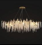 Kristallen Hanglamp - Elegant & Sfeervol Nieuw, Ophalen of Verzenden, Nieuw, Glas, 75 cm of meer