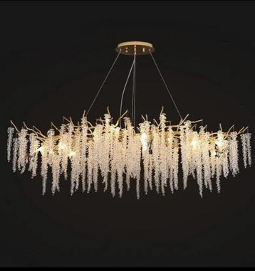 Kristallen Hanglamp - Elegant & Sfeervol Nieuw beschikbaar voor biedingen