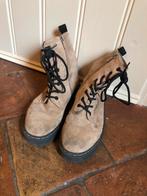 Bruine leren veterlaarsjes maat 38, Kleding | Dames, Schoenen, Bruin, Lage of Enkellaarzen, Ophalen of Verzenden, Gedragen