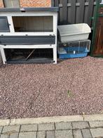 konijnenhok, Dieren en Toebehoren, Knaagdieren en Konijnen | Hokken en Kooien, Ophalen, Gebruikt, 90 cm of meer, Hok