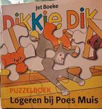 Jet Boeke - Dikkie Dik puzzelboek logeren bij Poes Muis, Gelezen, Ophalen of Verzenden, Jet Boeke