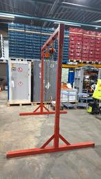 Hijsportaal Portaalkraan Hefbrug met twee takels, 2 ton max., Ophalen, Gebruikt, Industriepark 2a 9351PA Leek, H.O.Albert Ale Slotema