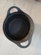 Gietijzerenpan voor gas, Huis en Inrichting, Keuken | Potten en Pannen, Ophalen of Verzenden, Gebruikt, Gietijzer, Koekenpan of Braadpan