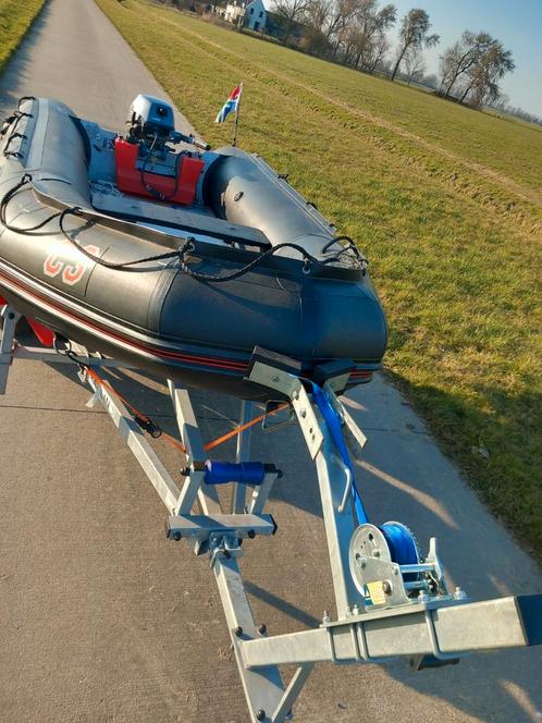 Rubberboot commando c3 geen vaarbewijs nodig, Watersport en Boten, Rubberboten, Gebruikt, Yamaha, Aluminium, Minder dan 70 pk