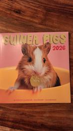 Guinea Pigs/ cavia 2026 Kalender - Nieuw!, Ophalen of Verzenden, Nieuw