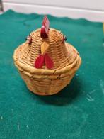 kip mandje vintage van hout en riet, Ophalen of Verzenden, 'T Olde Gre-j, Info@toldegrej.nl, Endepoelstraat 20f Didam