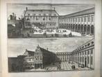 Amsterdam, Amst. Museum, Jongens- Meisjes weeshuis, 1760, Antiek en Kunst, Kunst | Etsen en Gravures, Verzenden