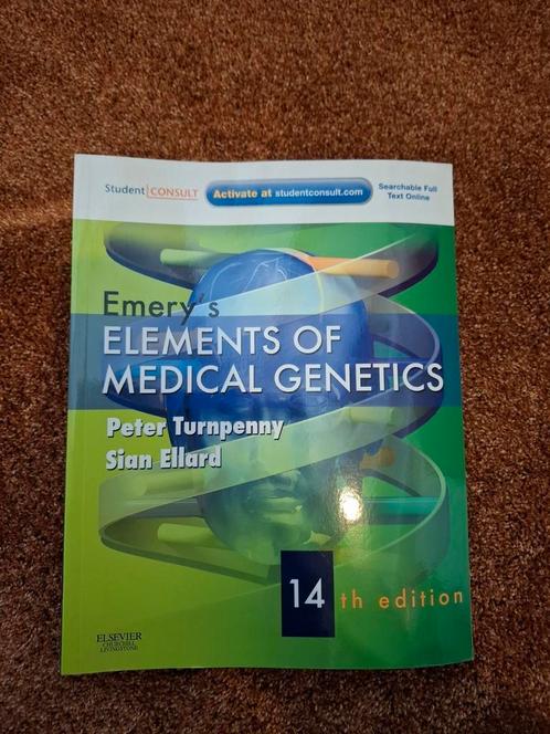 Emery's Elements of Medical Genetics 14e editie, Engelstalig, Boeken, Studieboeken en Cursussen, Zo goed als nieuw, HBO, Ophalen of Verzenden