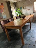 Antieke Grenen Limburgse Eettafel, Huis en Inrichting, Tafels | Eettafels, Gebruikt, 200 cm of meer, Vijf personen of meer, Grenenhout