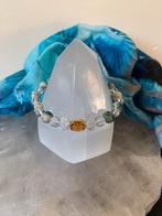 K2 jaspis bergkristal beschermt sjamaan inzicht uniek, Ophalen of Verzenden, Nieuw, Blauw, Met edelsteen