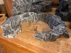 D&D Terrein - Set van 5 Rots Wanden, Hobby en Vrije tijd, Wargaming, Overige soorten, Ophalen of Verzenden, Zo goed als nieuw