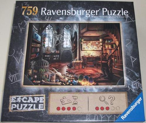 Puzzel *** IN HET DRAKENLABORATORIUM *** Escape Puzzel NIEUW, Hobby en Vrije tijd, Denksport en Puzzels, Nieuw, Legpuzzel, 500 t/m 1500 stukjes