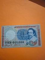 10 gulden Hugo de Groot uit 1953 in ZF, Postzegels en Munten, Ophalen of Verzenden, 10 gulden, Los biljet