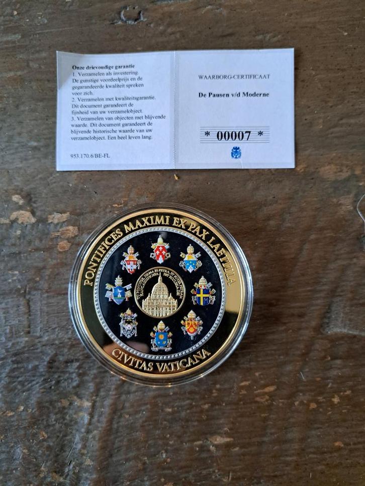 Paus Johannes Paulus II herdenkingsmunt, Postzegels en Munten, Munten | Europa | Niet-Euromunten, Losse munt, Overige landen, Zilver