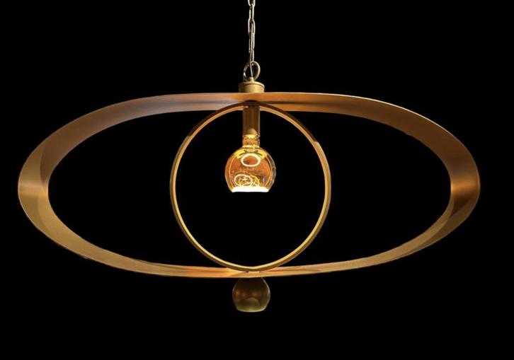 Breeze ovaal LB049/1+10VL Kroonlucher-winkel, Huis en Inrichting, Lampen | Hanglampen, Nieuw, 75 cm of meer, Metaal, Ophalen of Verzenden