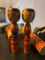 Zeldzame Yajirō Kokeshi – Set van 2 – Satō Yoshiaki ca.1970, Ophalen of Verzenden