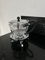 Theepot Bodum Chambord Black -Bodum Chambord Rechaud - RVS, Ophalen of Verzenden, Overige materialen, Overige stijlen, Overige typen