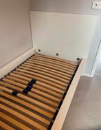 IKEA Malm eenpersoonsbed (zonder lattenbodem), Huis en Inrichting, Slaapkamer | Bedden, Gebruikt, 90 cm, Eenpersoons, Wit