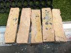 Geel/ rose/ zwart steen strips 21x5x2 cm, Ophalen of Verzenden, Zo goed als nieuw