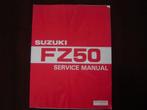 SUZUKI FZ50 1986 service manual FZ 50, Fietsen en Brommers, Handleidingen en Instructieboekjes, Ophalen of Verzenden