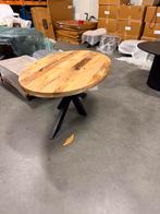 Ovale mango houten eettafel nieuw 160x100 cm, Huis en Inrichting, Ophalen, Nieuw, Ovaal, 200 cm of meer