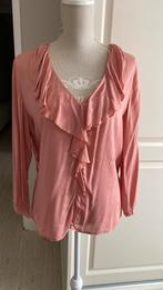 Blouse Top Met Roezelrand Maat L Roze Merk Benetton, Kleding | Dames, Blouses en Tunieken, Benetton, Maat 42/44 (L), Ophalen of Verzenden
