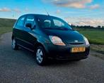 Chevrolet Matiz 0.8 2008 Zwart, Auto's, Voorwielaandrijving, Stof, Zwart, 17 €/maand