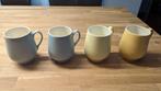 Kwatta mokken 4 stuks, Ophalen of Verzenden, Aardewerk, Overige stijlen, Kop(pen) en/of Schotel(s)