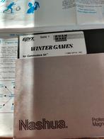 Winter Games C64 Disk + Beschrijving, Spelcomputers en Games, Games | Overige, Gebruikt, 1 speler, Eén computer, Ophalen of Verzenden
