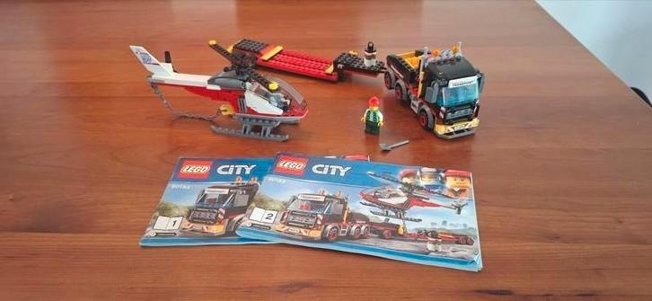 Lego City 60183 zware vrachttransporteerder, Kinderen en Baby's, Speelgoed | Duplo en Lego, Zo goed als nieuw, Lego, Complete set